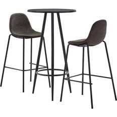 vidaXL 3051131 Bargrupp, 1 Bord inkl. 2 Stolar