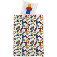 Lego Textilier Barnrum LEGO Bricks and Figures Bedding 2 in 1 design 140x200cm