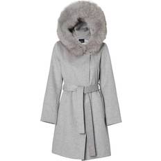 Hollies Lucinda Wool Coat - Grey