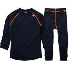 Base Layer Children's Clothing Helly Hansen K Lifa Merino Set - Navy (48610-597)
