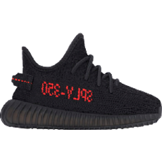 Adidas yeezy boost 350 v2 core black red adidas Infant Yeezy Boost 350 V2 - Core Black/Core Black/Red