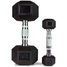 27,5 kg Håndvægte Gymstick Hex Dumbbell 27.5kg