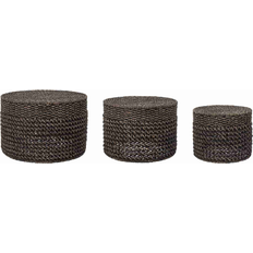 Water Hyacinth Furniture Bloomingville Marrone 3-pack Coffee Table 3pcs