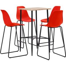 vidaXL 3050034 Bargrupp, 1 Bord inkl. 4 Stolar
