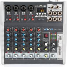 Vonyx VMM-K602 Console de Mixage, 6 Canaux, Bluetooth