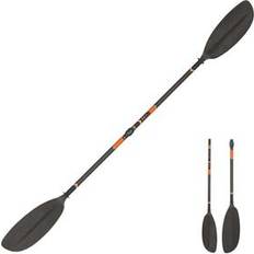 Peddel SUP-accessoires Itiwit Kajakpeddel x500 carbon kunststof demonteerbaar en verstelbaar 2-delig 210-220cm