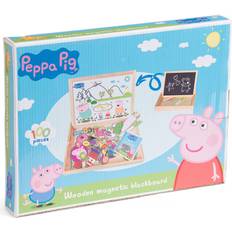 Skifertavler Tavler & skjermer HH Poland Peppa Pig Wooden Magnetic Blackboard