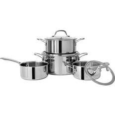 Cook & Baker Kasseroller & Stegepander Cook & Baker 3-ply Pot Set 7 med låg 7 dele