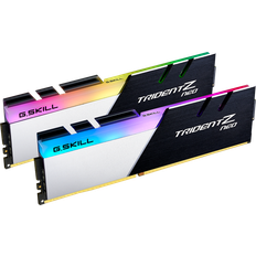 3800 MHz RAM-muistit G.Skill 16GB (2 x 8GB) Trident Z Neo, DDR4 3800MHz, CL16, 1.40V, musta/hopea