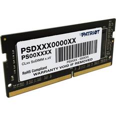 32 GB - SO-DIMM DDR4 RAM Memory Patriot Signature Line SO-DIMM DDR4 2666MHz 32GB (PSD432G26662S)