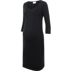 Äitiysmekko Äitiys- ja imetysvaatteet Mamalicious 3/4 Sleeved Maternity Dress Black (20010360)