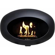 Black Wall Bioethanol Fire Le Feu Wall Mounted Bioethanol Fireplace