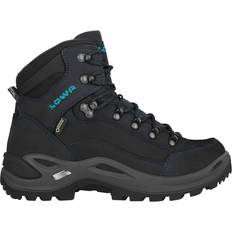 51 ½ - Damen Trekkingschuhe Lowa Renegade GTX Mid - Asphalt/Turquoise