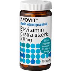 B1 vitaminer Apovit B1-Vitamin Ekstra Stærk 300mg 100 stk