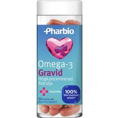 50 st Fettsyror Pharbio Omega-3 Gravid 50 st