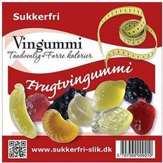 Sukkerfrie Slik & Kager Frugtvingummi 90g