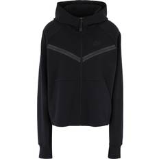 Nike sportswear tech fleece windrunner NIKE Sportswear Tech Fleece Windrunner Full-Zip Hoodie - Black