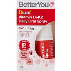 Pepparmint Vitaminer & Mineraler BetterYou DLux+ Vitamin D+K2 Oral Spray 12ml 1 st