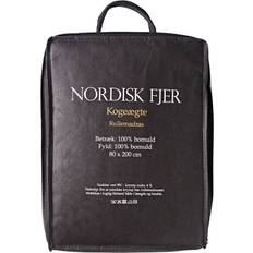 Nordisk Fjer Sengetøj Nordisk Fjer Kogeægte Rullemadras Hvid (80x200cm)