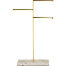 Sass & Belle Triple Terrazzo Jewellery Stand - Gold