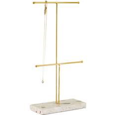 Sass & Belle Double Terrazzo Jewellery Stand - Gold