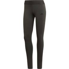 Dame - Hvite Tights Adidas Must Haves 3-Stripes Tights Women - Legend Earth