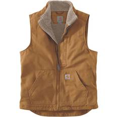 Carhartt Duck Mock Neck Vest - Bruin