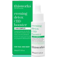 This Works Evening Detox CBD Booster & AHA Complex 30ml