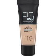 Fit me matte + poreless foundation Maybelline Fit Me Matte + Poreless Foundation #115 Ivory