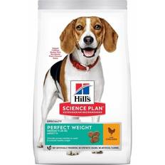 Hill's Animali domestici Hill's Science Plan Perfect Weight Medium Adult Dog Food with Chicken 12Kg 12kg