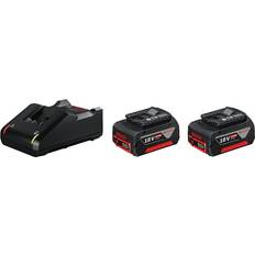 Gba 18v 4.0ah Bosch Set de base 2 batteries GBA 18V 4.0Ah GAL 18V-40