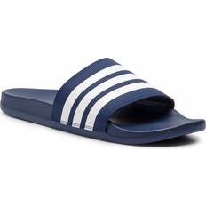 Adidas adilette comfort slides Adidas Adilette Comfort Slides - Dark Blue / Cloud White / Dark Blue