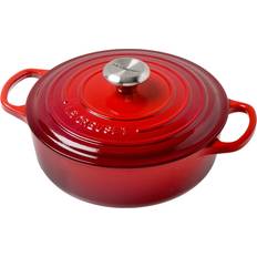 Le creuset gryde 24 cm Le Creuset Cerise Signature med låg 24cm