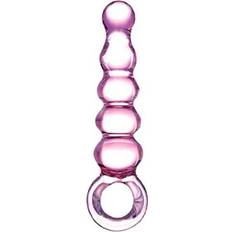 Roze Anal Beads Gläs Quintessence Beaded Glazen Anal Slider