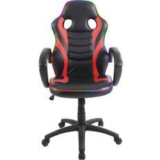 Exracer Jason LED Gaming Chair - Black/Red