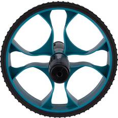 Avento fitnesswiel Power Ab-Roller 17 cm zwart/blauw