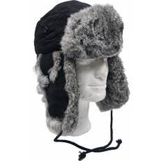 Fur Hat Unisex - Black/Grey