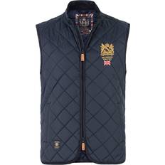 Morris Västar Morris Trenton Quilted Vest - Old Blue