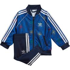 Randiga Tracksuits Barnkläder adidas Kid's SST Tracksuit - Royal Blue/Collegiate Navy/Multicolor/White (GD2872)