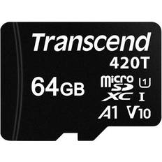 Transcend 420T microSDXC Class 10 UHS-I U1 V10 A1 64GB