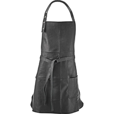 Kop & Kande Leather Forklæde Sort (80x70cm)