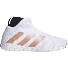 Adidas stycon adidas Stycon Laceless Hard Court - Cloud White/Copper Metallic/Core Black