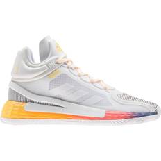 Gold - Women Basketball Shoes adidas D Rose 11 - Cloud White/Solar Gold/Tech Indigo