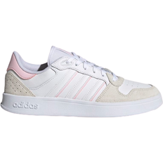 Adidas Breaknet Plus Shoes - Cloud White/Clear Pink Female