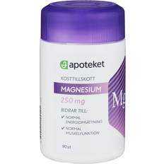 Apoteket Vitaminer & Kosttillskott Apoteket Magnesium 250mg 90 st