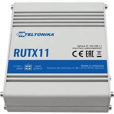 Teltonika RUTX11 Routeur Sans Fil 4 Ports GigE Wi-Fi 5 Bluetooth Montage Sur Rail DIN