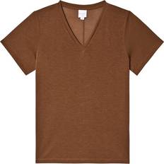 Ruskea Äitiys- ja imetysvaatteet Boob The-Shirt V-neck Brown, Female, Vaatteet, äitiys, Ruskea