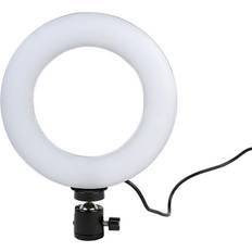 Led selfie lys INF Rotatable Selfie on Stand with LED Light 15cm