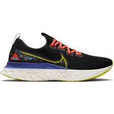 React - Unisex Running Shoes NIKE React Infinity Run Flyknit A.I.R. Chaz Bundick - Black/Sail/Rush Violet/Bright Cactus