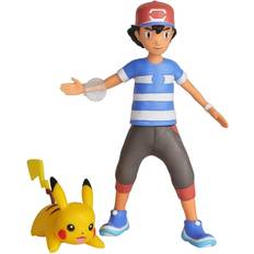 Pokémon Battle Feature Action Figures Ash + Pikachu